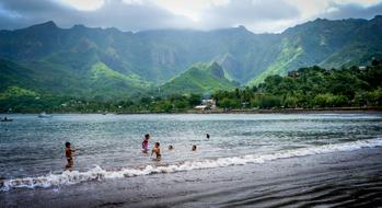 Nuva Hiva Marquesas Islands Beach