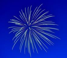 Fireworks explosion at party
