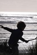 Boy Beach Summer