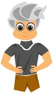 boy cartoon character