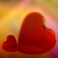 heart love luck abstract