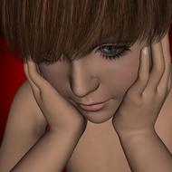 child sadness face boy human view