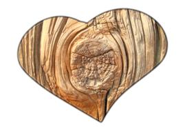 heart love wood grain structure