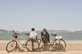 Romance Bike Ocean