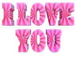 you love pink colored letters