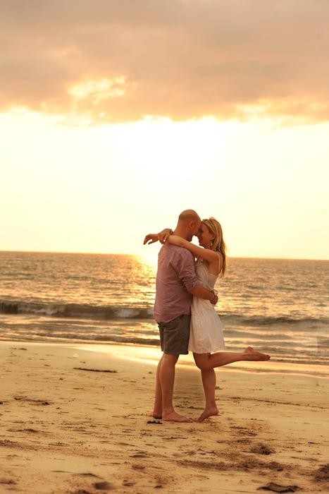 Valentine Sunset Beach