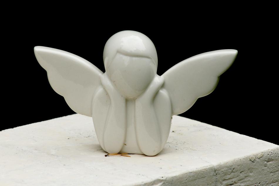 Angel Contemplative Figure