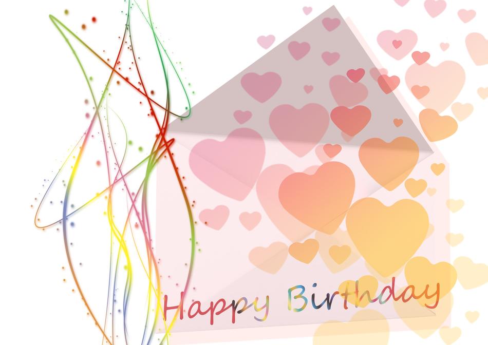 birthday greeting heart love