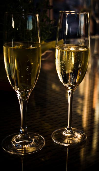 Champagne Anniversary Beverages