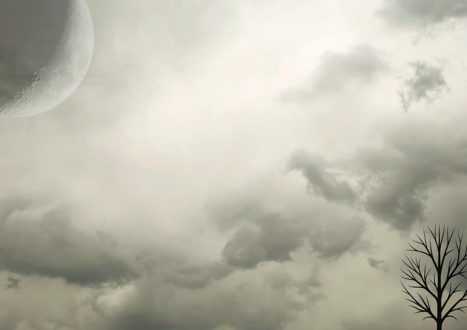 night penumbra background clouds