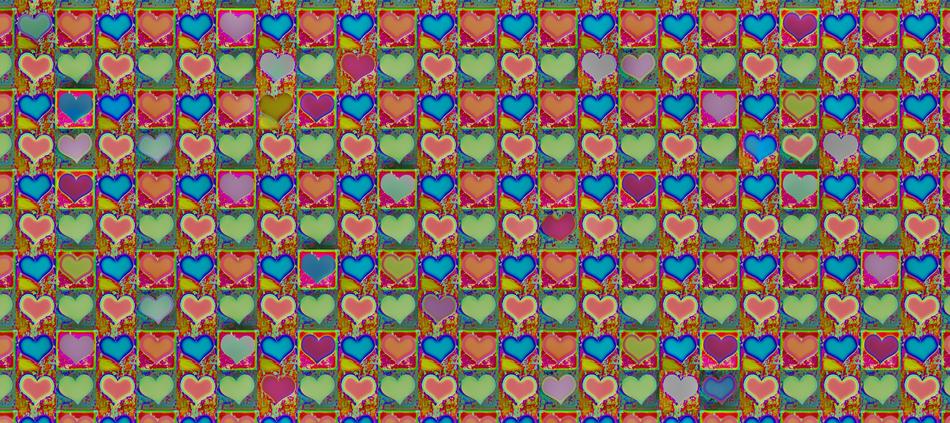 pattern heart love background