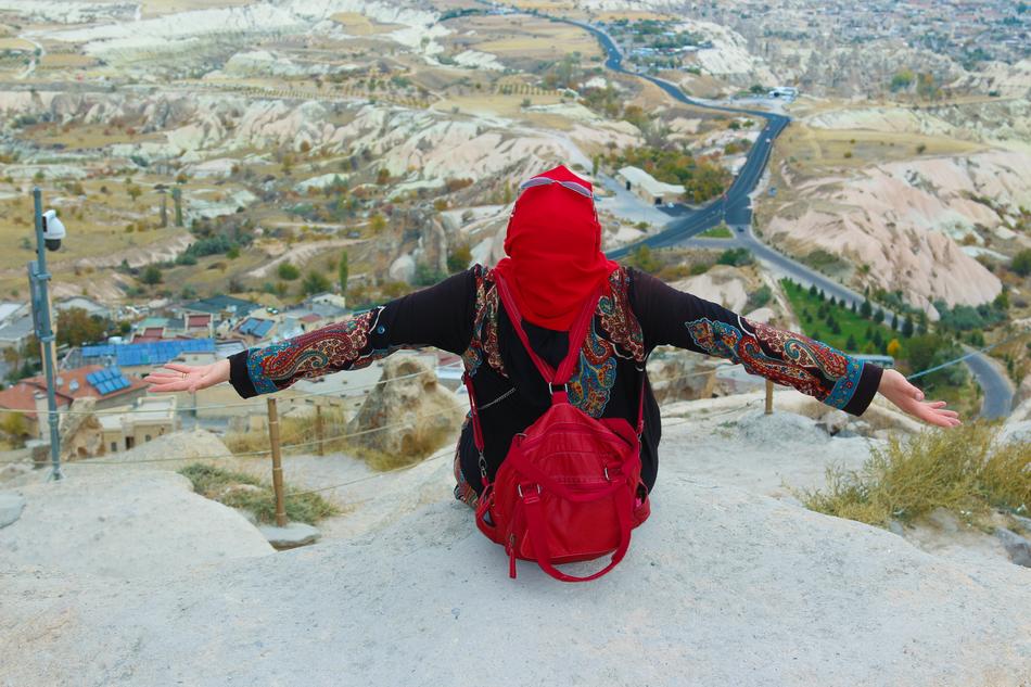 Cappadocia Girl Landscape
