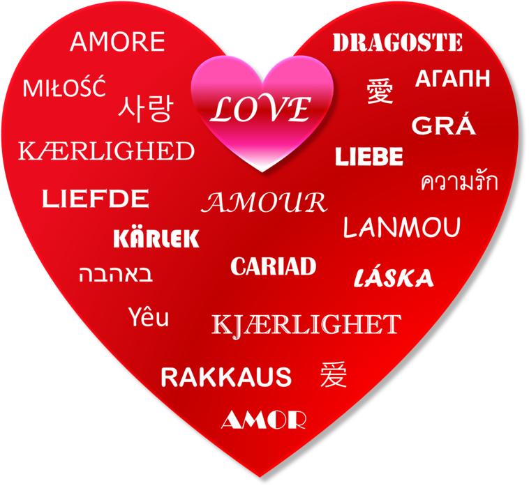 valentine heart love many