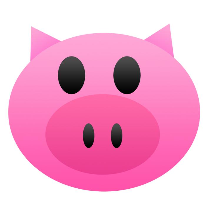 pink pig emoticon
