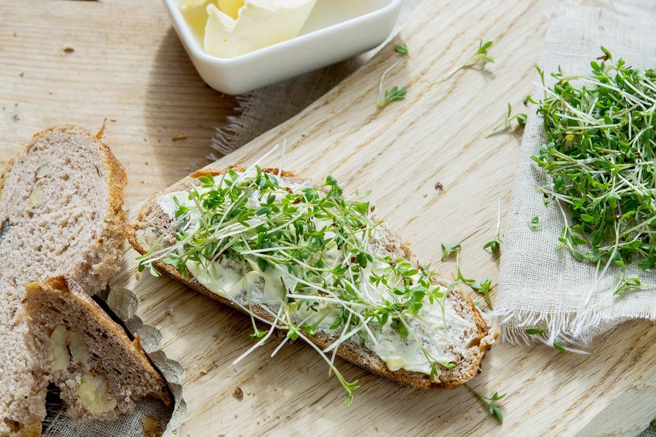 Cress Bread And