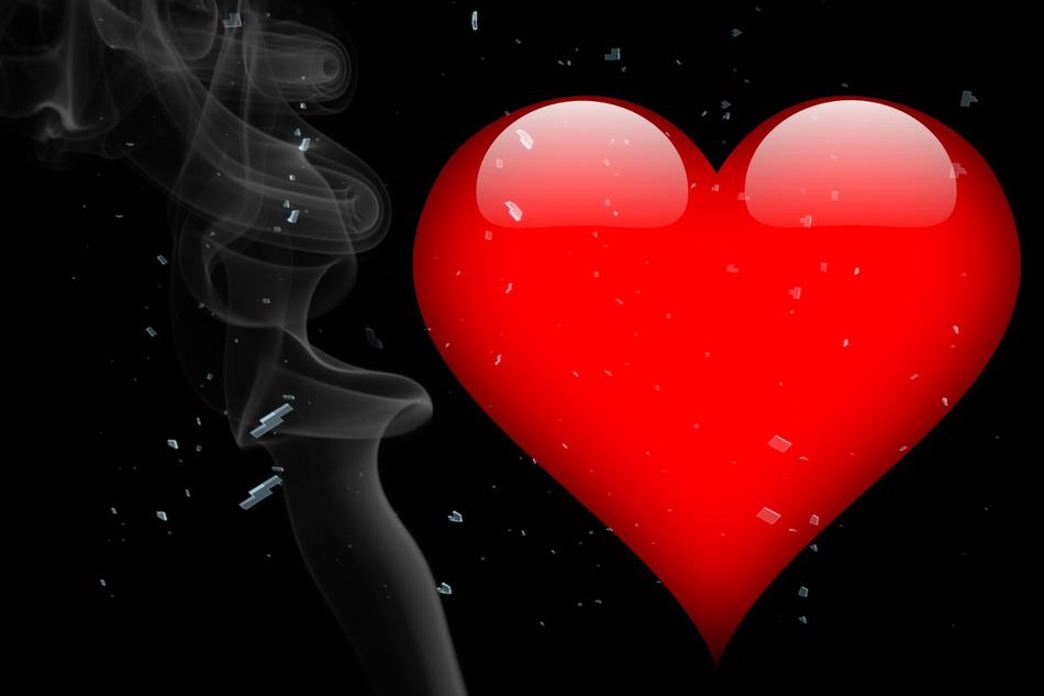 saint valentines day heart hand