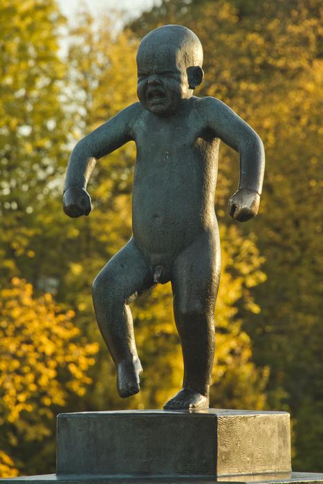 Angry Bebe Statue