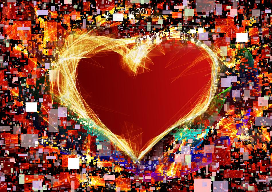 heart love colorful diversity rip