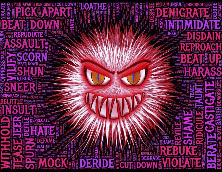 aggression hatred meanness violent