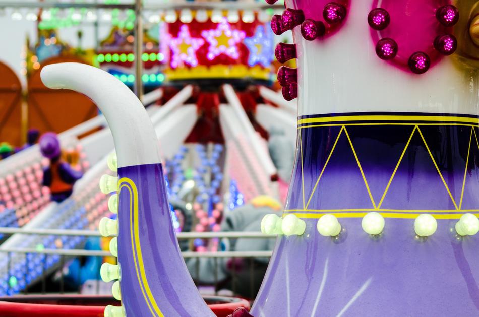 Funfair Teacups Amusement Park
