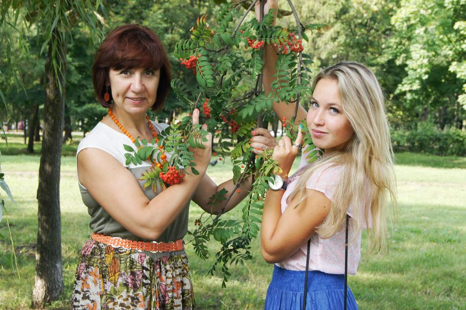 Family photo of daughter and mother