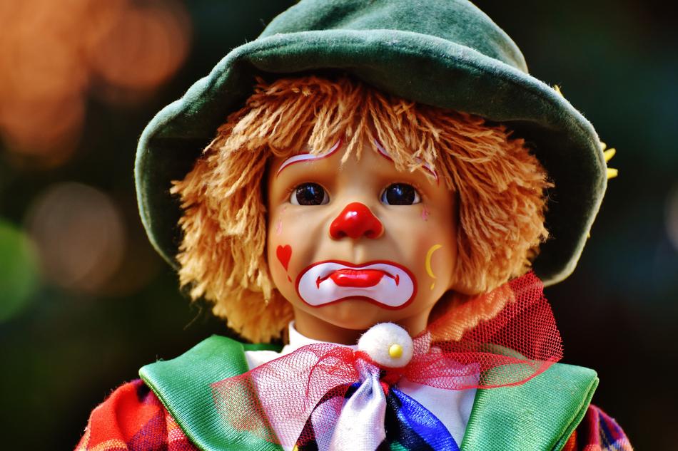 Doll Clown Sad