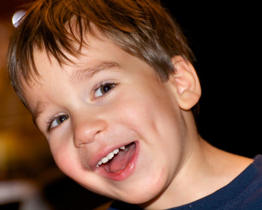 Boy Angle Smiling