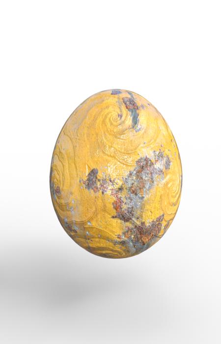 egg easter rusty plattern