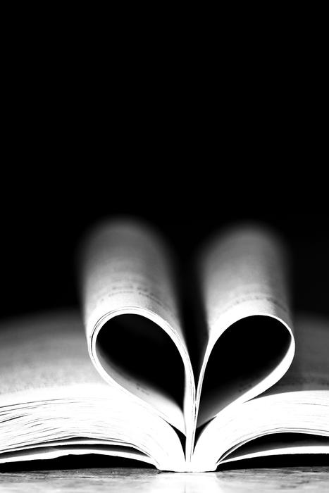 Book Reading Heart