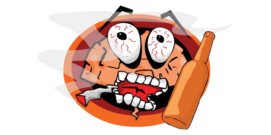 brain alcohol smoking cigarette
