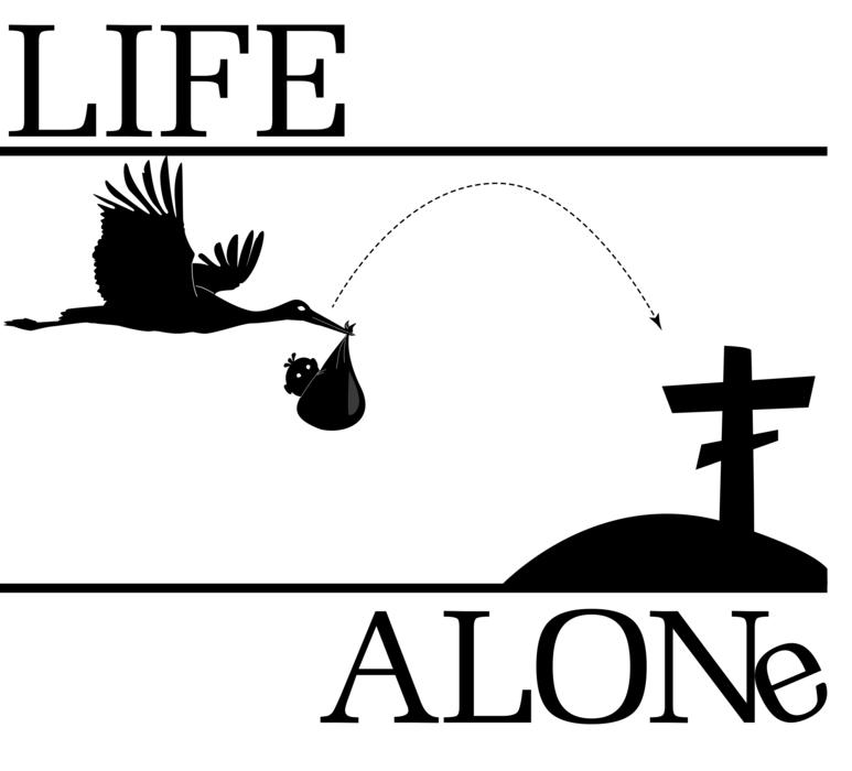 bird life baby alone