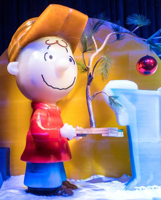 Ice Sculpture Charlie Brown