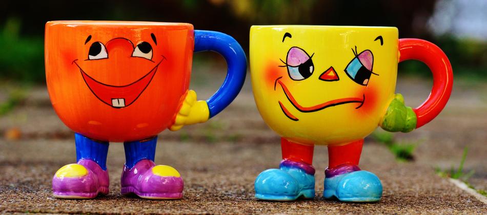 Funny Smiley cups
