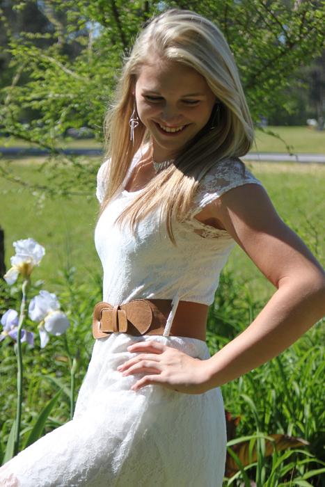 Girl Outside Happy Smiling