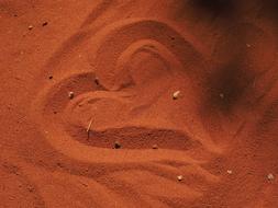 Heart Love Sand