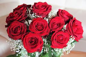 Bouquet Of Roses Baccarat Red