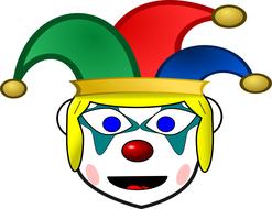 clown comic characters funny happy