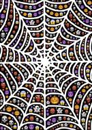 web spiderweb halloween emoji