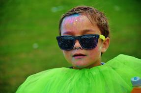 Girl Colorful Funny