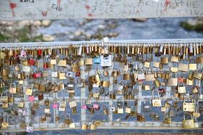 Key Bridge Lock Love