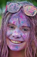 Girl Colorful Happy