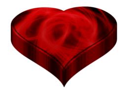 heart love red 3d