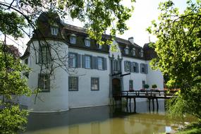 Castle Moated Bottmingen