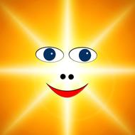 smile face yellow logo