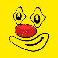smiley emoticon funny clown