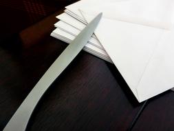 Letters Mailbox Paper knife