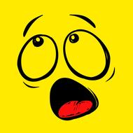 smiley emoticon funny horrified
