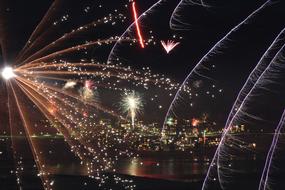 New Year Fireworks Happy