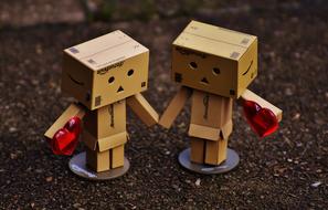 Danbo Figure Together Hand In