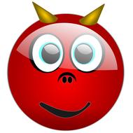 devil demon happy emoticon smiley